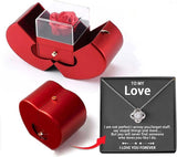 eternal rose jewelry box opened