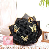 💕Glittering Everlasting Rose Bouquet – Gift for Anniversaries & Milestones