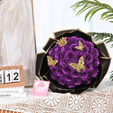 💕Glittering Everlasting Rose Bouquet – Gift for Anniversaries & Milestones