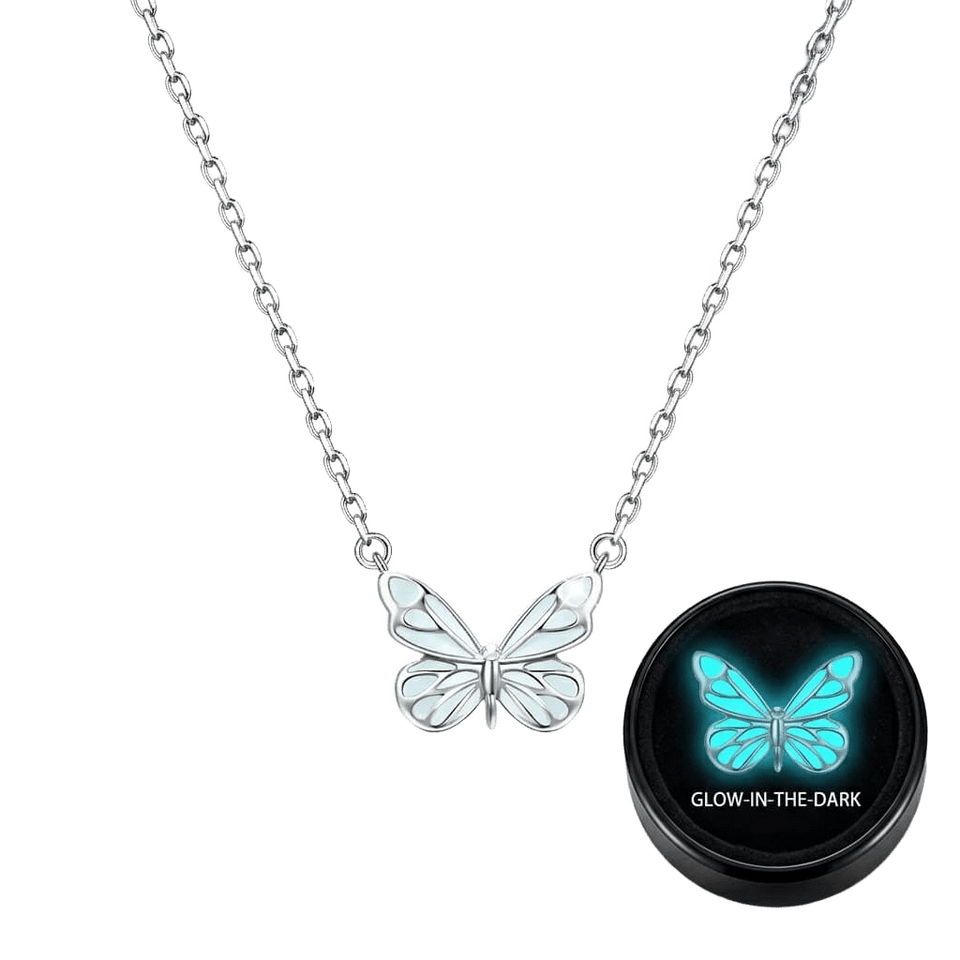 2026 Limited Edition Luminous Butterfly Necklace - Azure Glow