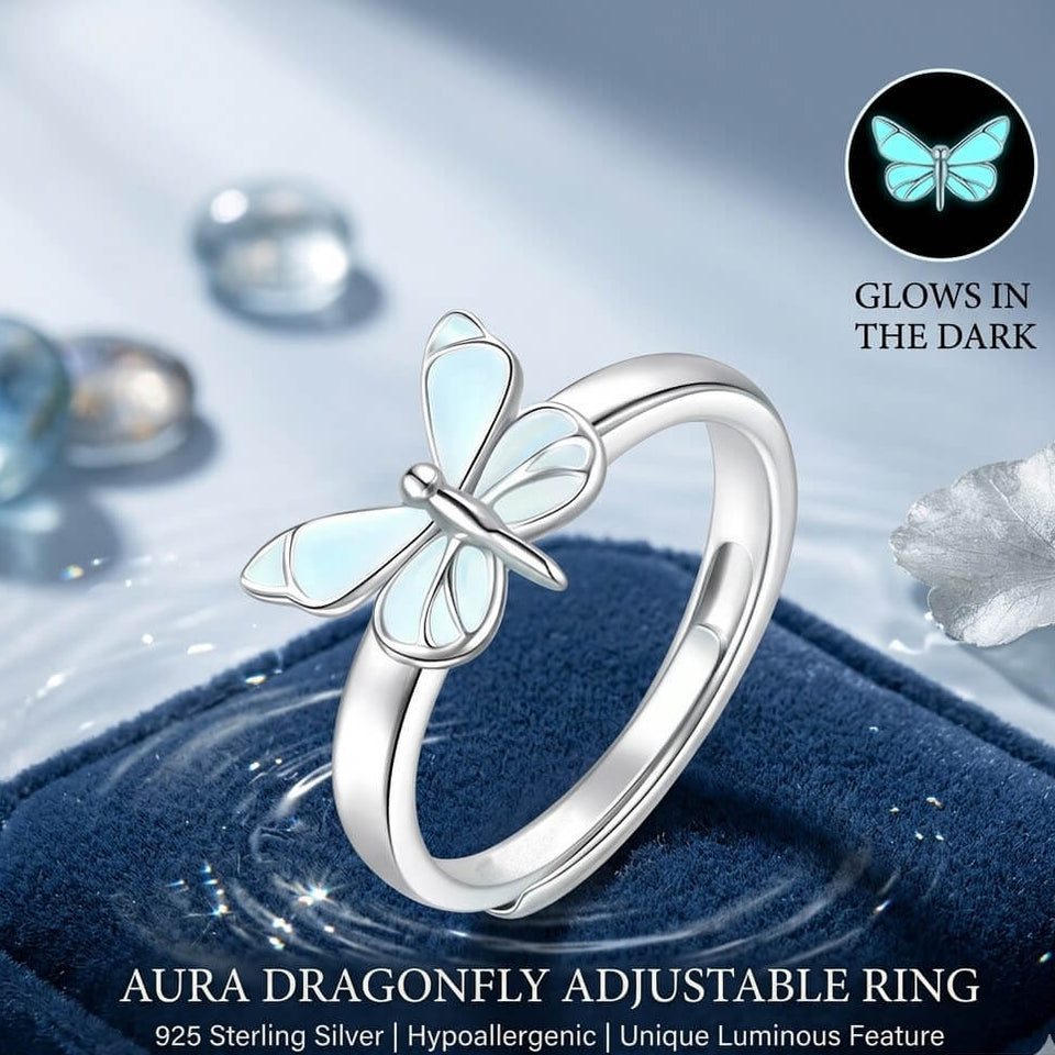 2026 Limited Edition Luminous Butterfly Ring - Azure Glow