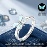 2026 Limited Edition Luminous Butterfly Ring - Azure Glow