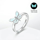 2026 Limited Edition Luminous Butterfly Ring - Azure Glow