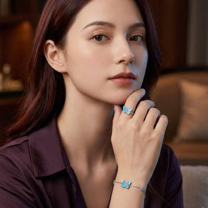 2026 Limited Edition Luminous Butterfly Ring - Azure Glow