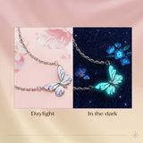 2026 Limited Edition Luminous Butterfly Necklace - Azure Glow