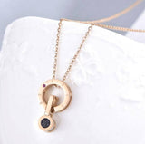 Luxury Rose Box With Necklace -  Rose-gold-just-necklace