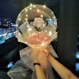 LED Balloon Rose Bouquet - Madeofrose White-7PCS-65-OFF