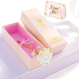 Galaxy Rose With Luxury Pink Box -  No-base