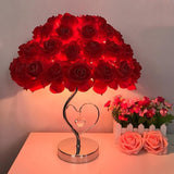 LED Red Rose Tree Lamp -  Red