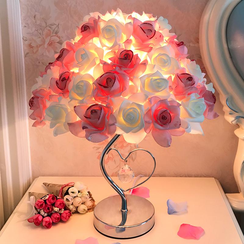 LED Rose Tree Lamp -  White