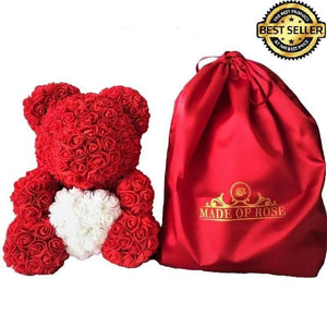 Rose Bear With Exclusive Bag⭐ - Madeofrose 