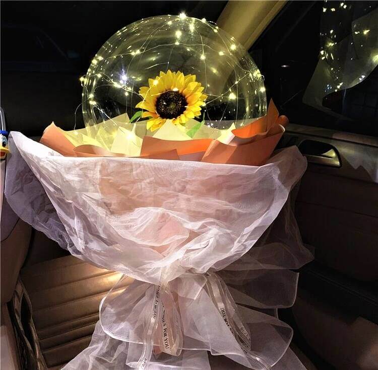 LED Balloon Rose Bouquet - Madeofrose Sunflower-7PCS-65-OFF