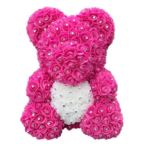 Diamond Exclusive Rose Bear -  