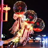 LED Balloon Rose Bouquet - Madeofrose Red-1PC