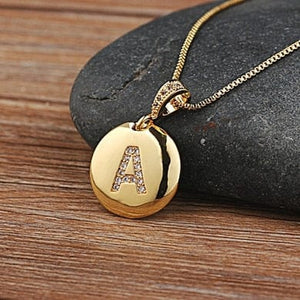 Custom Letter Necklace Pendant -  Z