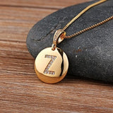 Custom Letter Necklace Pendant -  Z