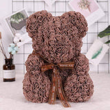 Luxury Rose Bear - brown