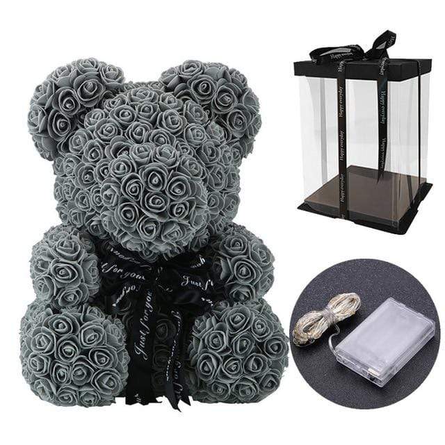 Luxury Rose Bear With LED Gift Box - Madeofrose