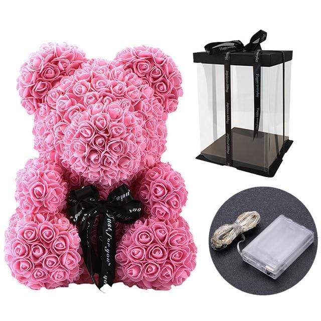 Luxury Rose Bear With LED Gift Box - Madeofrose