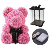 Luxury Rose Bear With LED Gift Box - Madeofrose