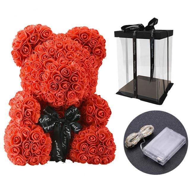 Luxury Rose Bear With LED Gift Box - Madeofrose