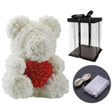 Luxury Rose Bear With LED Gift Box - Madeofrose