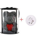 Luxury Rose Bear With Round Gift box - Madeofrose