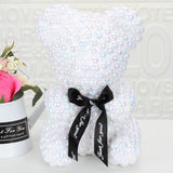 Exclusive Pearl Rose Bear [NEW 2025 Design] -  White