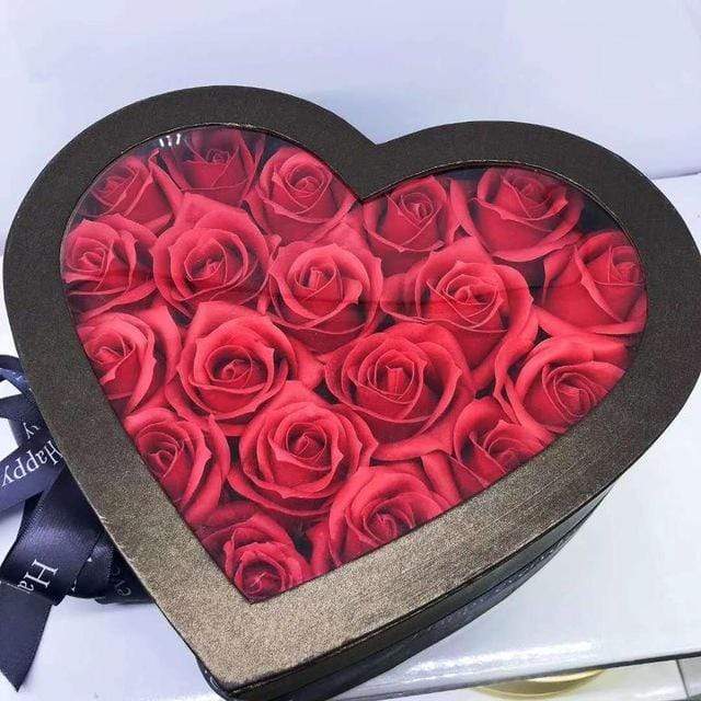 Preserved Roses Heart Box - Madeofrose
