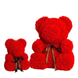 The Original Rose Bear, two pieces different sizes